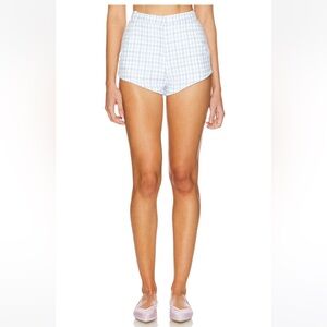 AU Kelsi Short in blueberry tweed